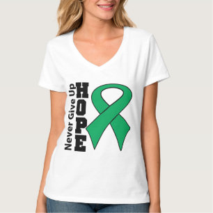 Camiseta La esperanza del cáncer de hígado nunca da para