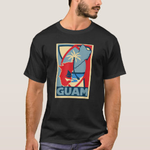 Camiseta La esperanza del diseño gráfico de Guam inspiró el