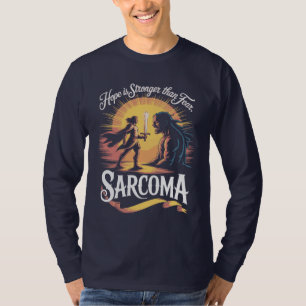Camiseta La esperanza es más fuerte que el miedo artístico