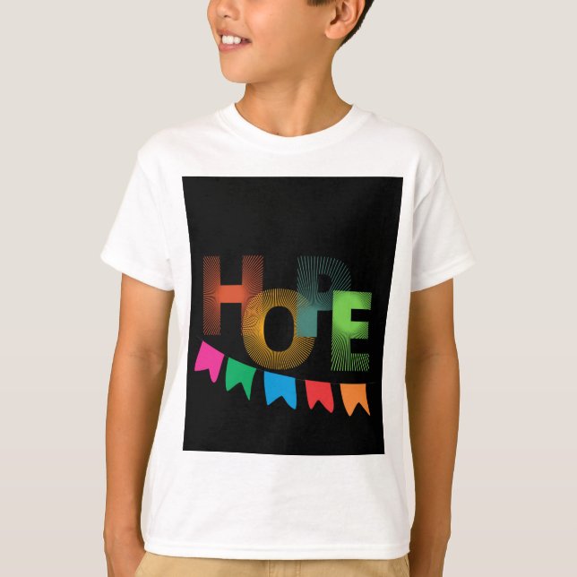 Camiseta La esperanza florece (Anverso)