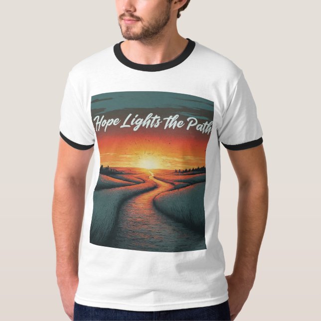 Camiseta La esperanza ilumina el camino (Anverso)