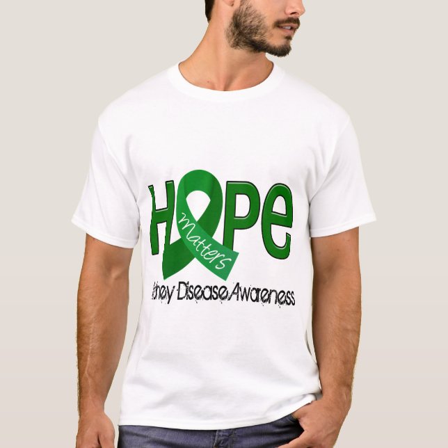 Camiseta La esperanza importa enfermedad de riñón 2 (Anverso)