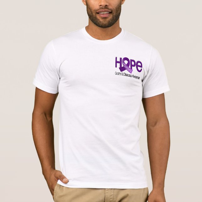 Camiseta La esperanza importa la enfermedad de 2 Crohnes (Anverso)
