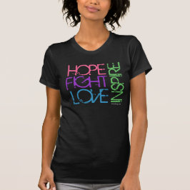 Camiseta La esperanza, lucha, amor, inspira