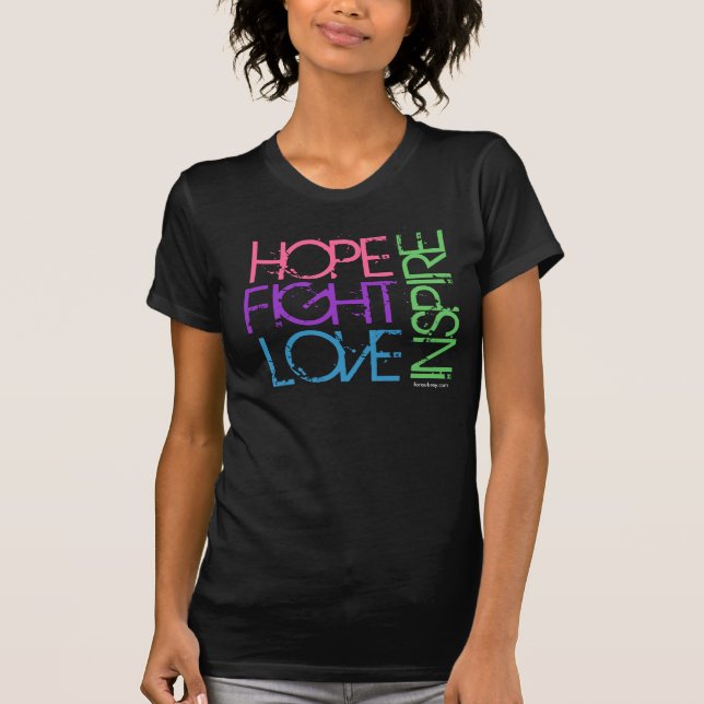 Camiseta La esperanza, lucha, amor, inspira (Anverso)