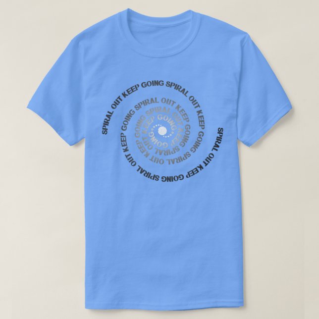 Camiseta La espiral de salida continúa (Diseño del anverso)