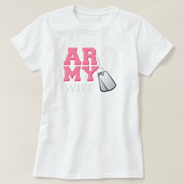Camiseta La esposa de AR-MY (Diseño del anverso)