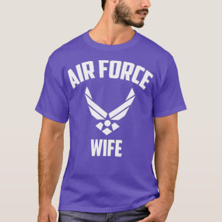 Camiseta La esposa de la Fuerza Aérea de Guay obsequia al m