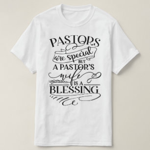 Camiseta La esposa de un pastor es una bendición