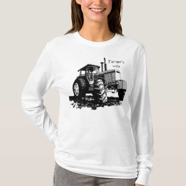 Camiseta La esposa del granjero (Anverso)