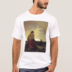 Camiseta La esposa del pescador que está de luto en la