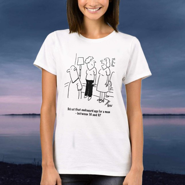 Camiseta La esposa dice que el marido está en esa edad incó (Subido por el creador)