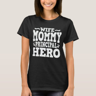 Camiseta La esposa mamá, principal heroína, divertida fie