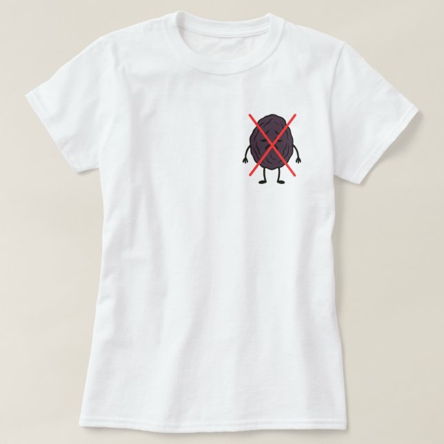 Camiseta La esquina asiática no raisin (Diseño del anverso)