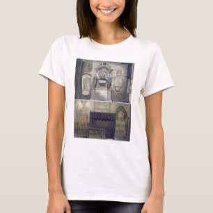 Camiseta La esquina de los poetas, placa F de la "abadía d