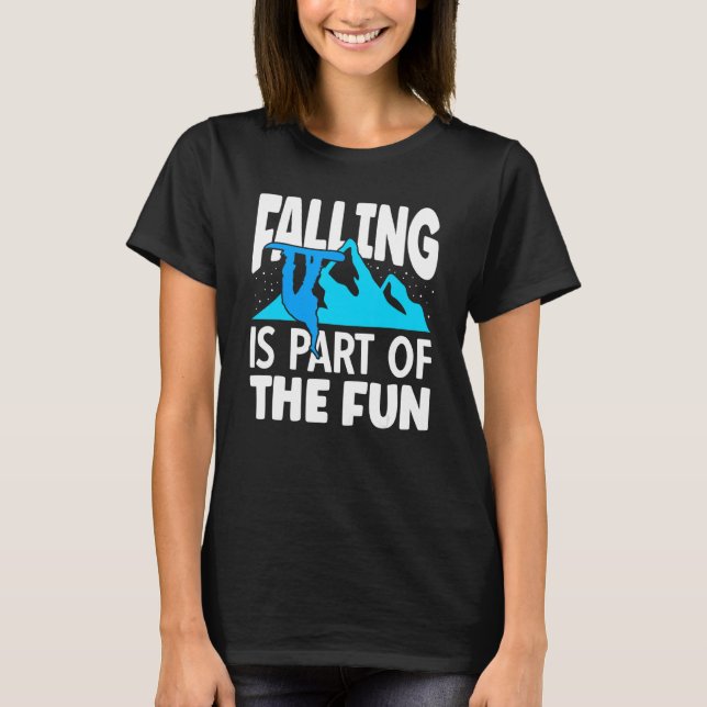 Camiseta La Estación De Esquí Falling Forma Parte Del Fun S (Anverso)