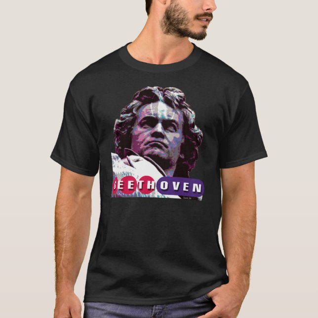 CAMISETA LA ESTATUA 2 DE BEETHOVEN (Anverso)