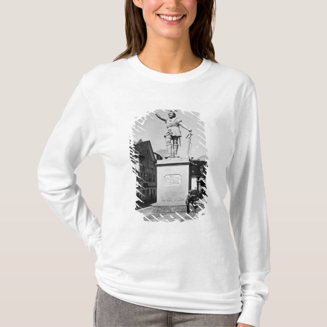 Camiseta La estatua de Guillermo dice, c.1860-90 (Anverso)