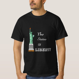 Camiseta La estatua de Liberty Black