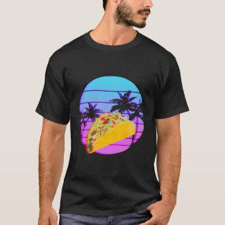 Camiseta La Estética Otaku Japonesa Del Taco Retro De Los A