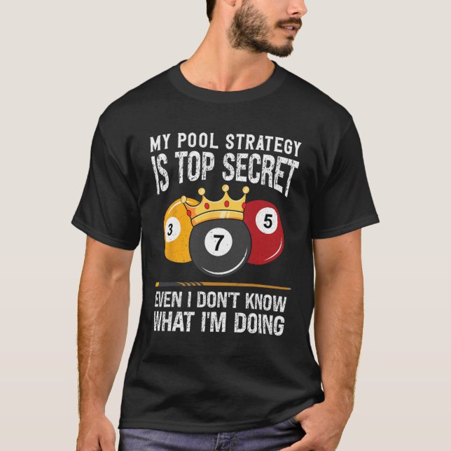 Camiseta La estrategia de mi piscina es la mejor piscina se (Anverso)