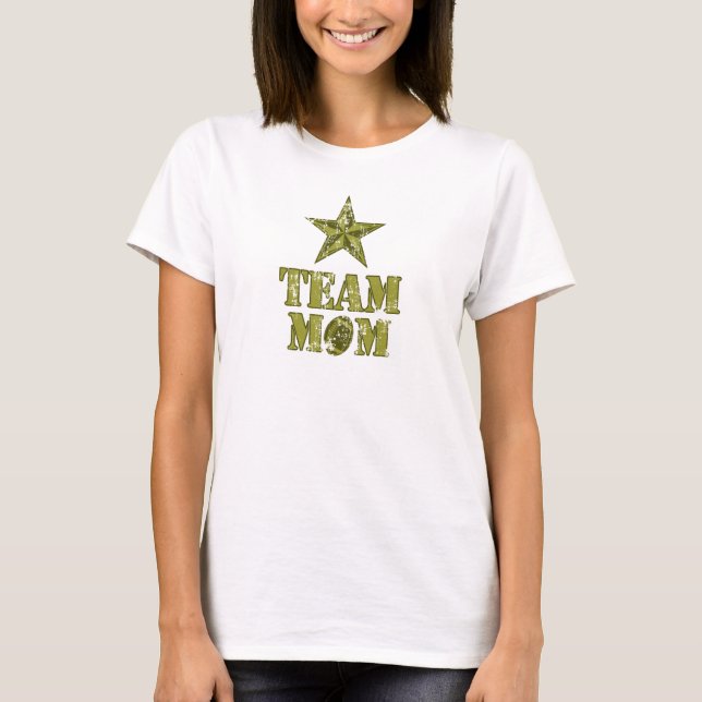 Camiseta La estrella del general del fútbol de la mamá del (Anverso)