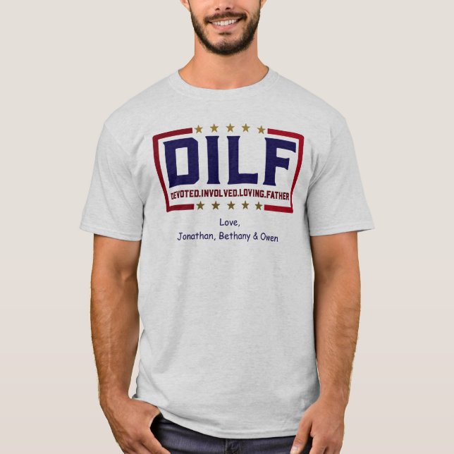Camiseta La estrella del oro consagró el día del padre (Anverso)