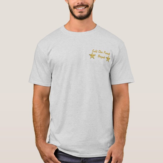 Camiseta La estrella del oro Parents a la brigada (Anverso)
