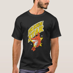 Camiseta La estrella retro Shrimp es una marisma divertida