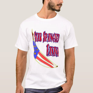 Camiseta La estrella Spangled el plátano