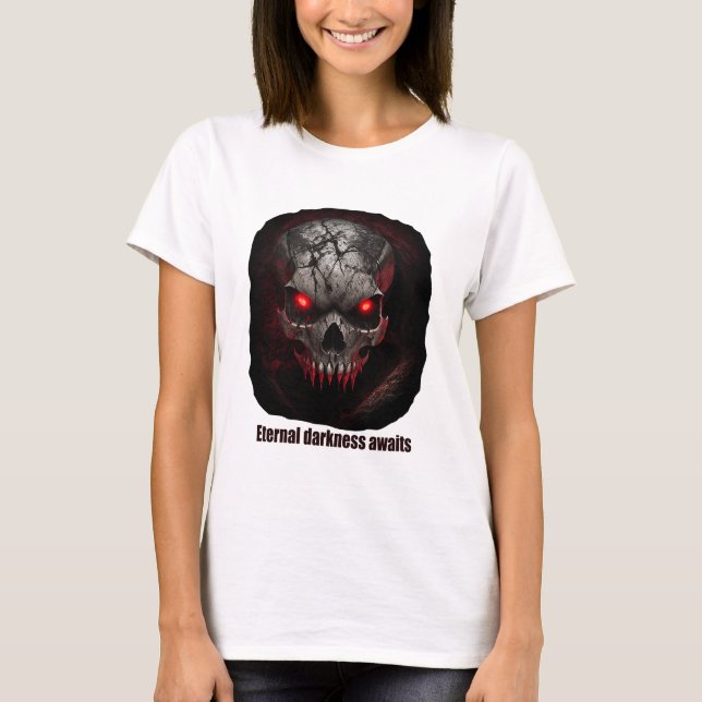Camiseta La eterna oscuridad espera (Anverso)