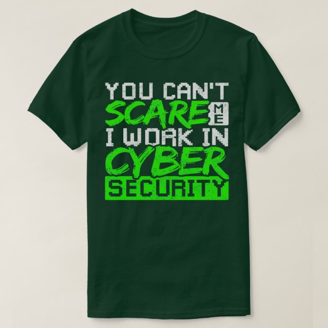 Camiseta La ética del hackeo a la seguridad cibernética es  (Diseño del anverso)