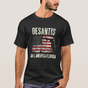 Camiseta La etiqueta electoral Make America Florida Desanti