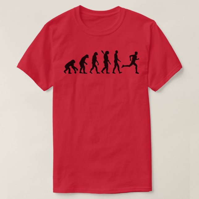 Camiseta La evolución de la maratón (Diseño del anverso)