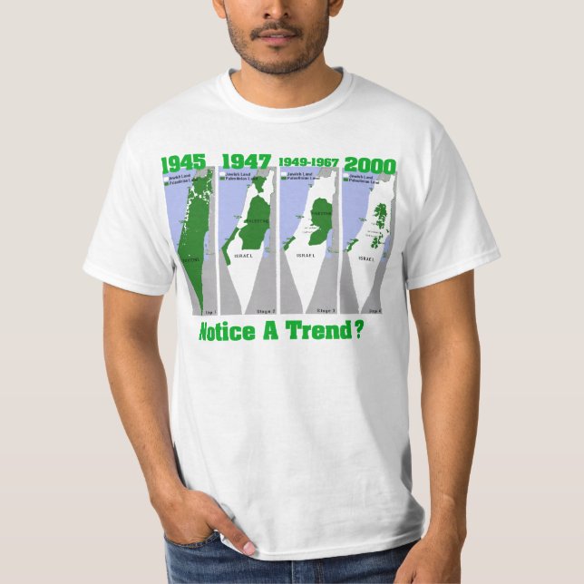Camiseta La evolución de Palestina (Anverso)