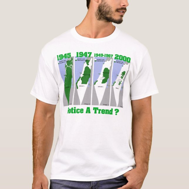Camiseta La evolución de Palestina (Anverso)