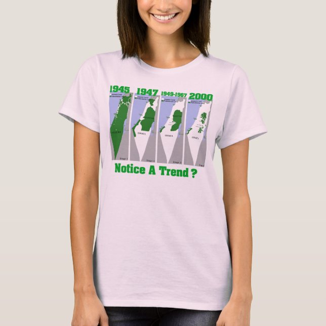 Camiseta La evolución de Palestina (Anverso)