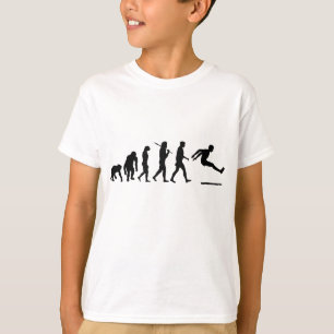 Camiseta La evolución de salto larga del puente largo