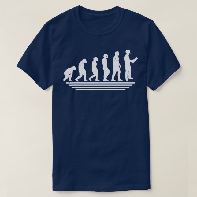 Camiseta La Evolución De Un Cívico Funerario De Ingeniería  (Diseño del anverso)