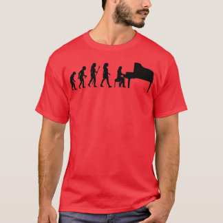 Camiseta La Evolución Del Piano De Las Mujeres Del Pianista