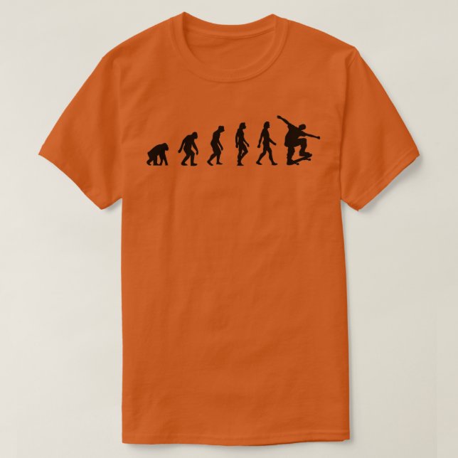Camiseta La evolución del Skateboarding (Diseño del anverso)