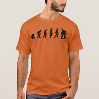 Camiseta La evolución del Skateboarding