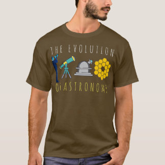 Camiseta La Evolución Del Telescopio Espacial Astronómico J