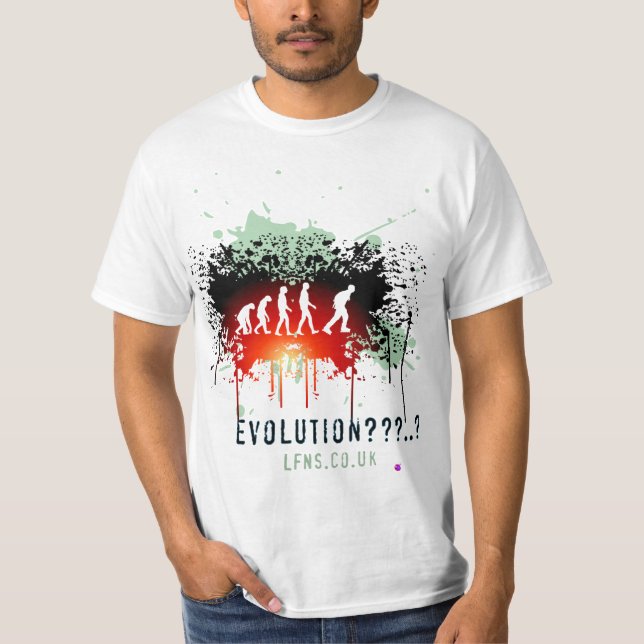 Camiseta La evolución/guarda valor izquierdo (Anverso)