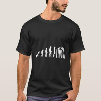 Camiseta La evolución humana se convierte en la industriali