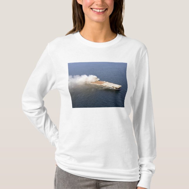 Camiseta La ex-Oriskany, un coche de aviones clausurado (Anverso)