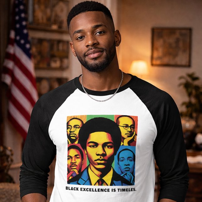 Camiseta La excelencia negra es eterna (Subido por el creador)
