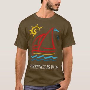 Camiseta La existencia de estilo vintage de los años 80 es