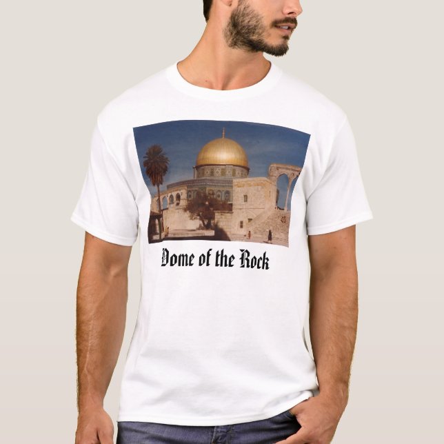 Camiseta La Explanada de las Mezquitas Jerusalén, bóveda de (Anverso)