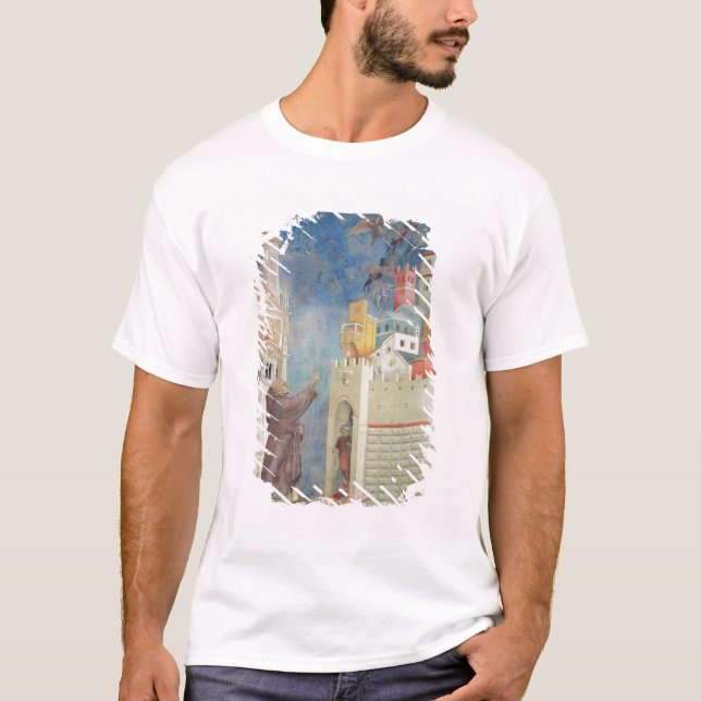 Camiseta La expulsión de los diablos de Arezzo, 1297-99 (Anverso)
